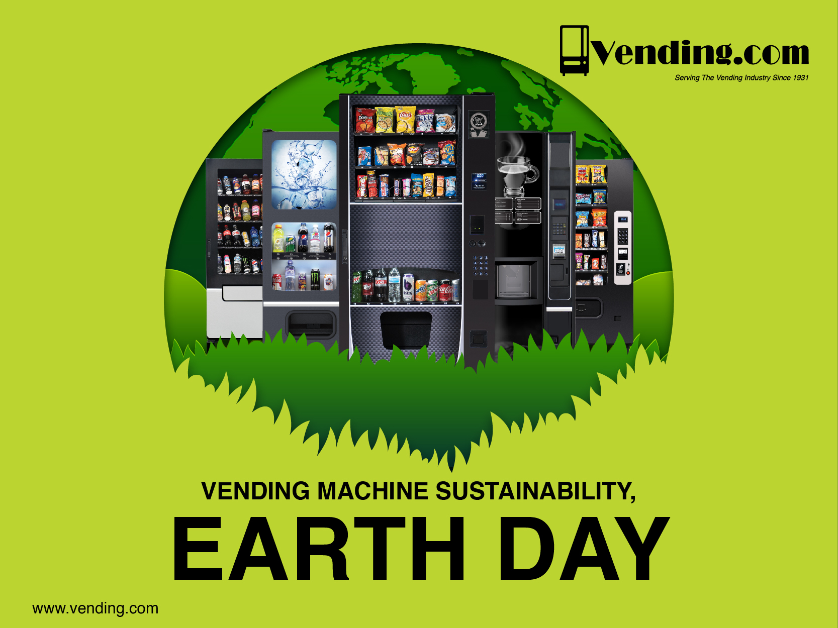 Earth Day and Vending Sustainability Goals - www.actionguardvending.com